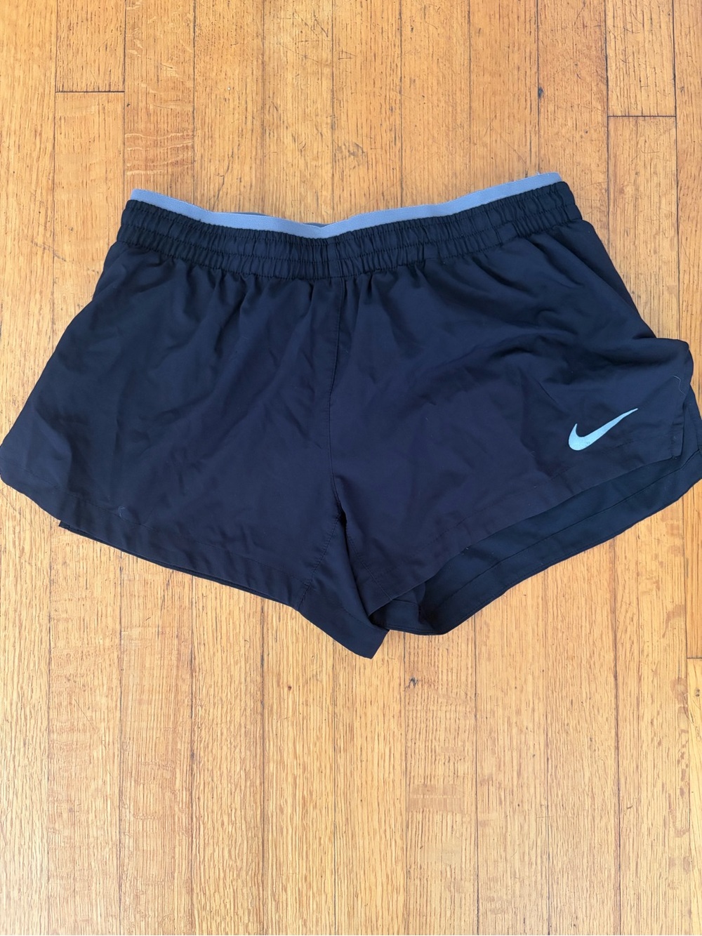 Nike Women's Black Athletic/Running Shorts #Swoosh